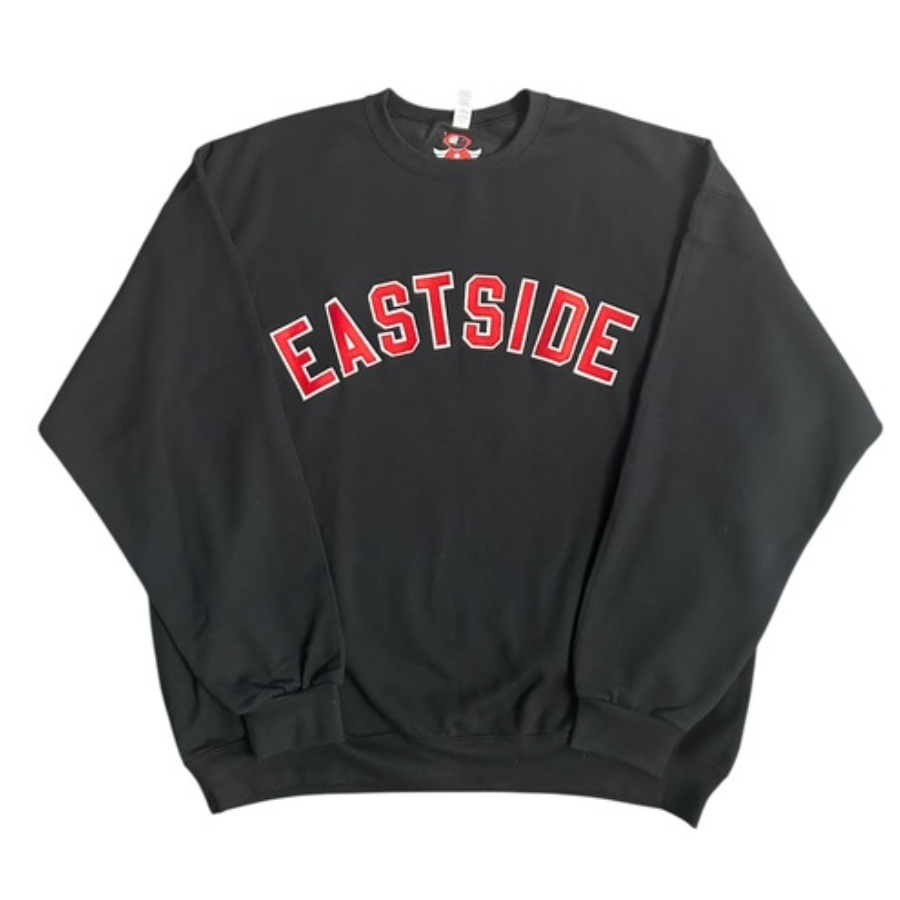 Black Eastside Red Letters