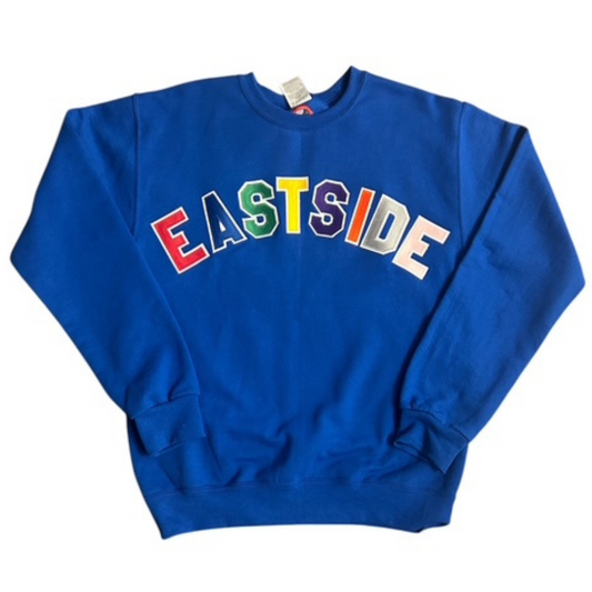 Blue Eastside Krewneck