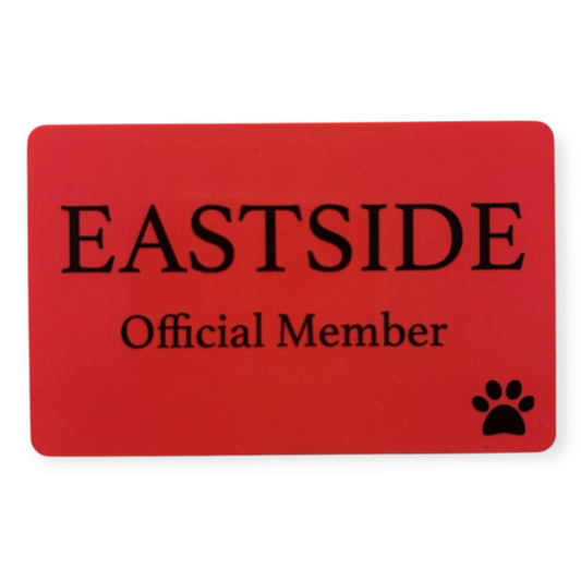 Eastside Official Member souvenir card