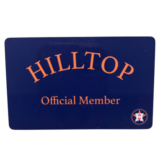 Hilltop Official Member Souvenir Card